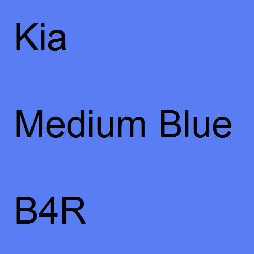 Kia, Medium Blue, B4R.